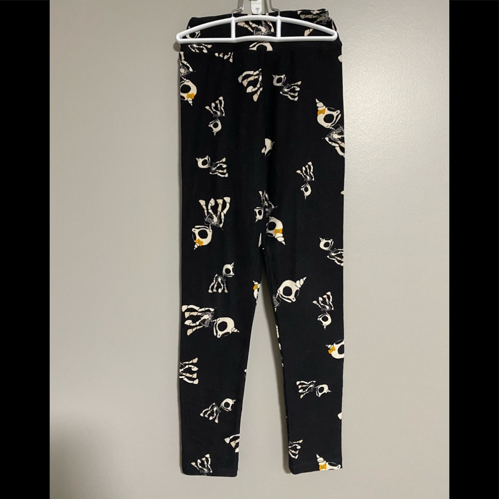 Lularoe leggings. Skeletons. Size Tween.